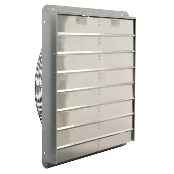 Shutter Fan, 30In Bld Dia, Galvalume, 120
