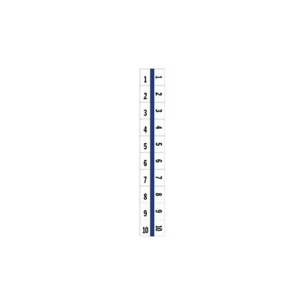 LEGAL INDEX TABS, 1-10, 10 TABS, BLUE ED, 100PK