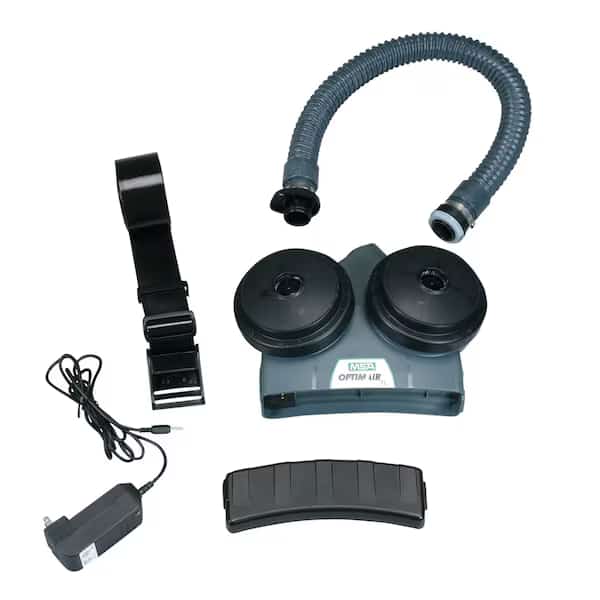 OptimAir TL Kit with long-life battery, Hoods, Gray, Msa Safety, Mfr#: 10081117