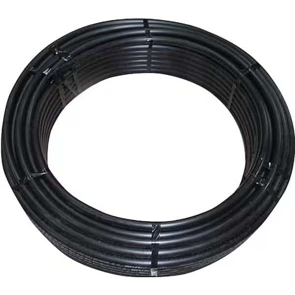 CRESLINE SPARTAN 100 Series 20015 Pipe, 1/2 in, 100 psi, Black