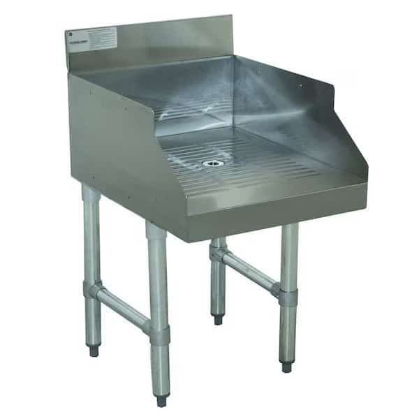Underbar Basics Recessed Drainboard underbar for glass storage
