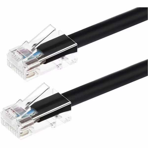 Cat6 Utp Patch Cable, 6" Black, MONOPRICE, Mfr# 13219