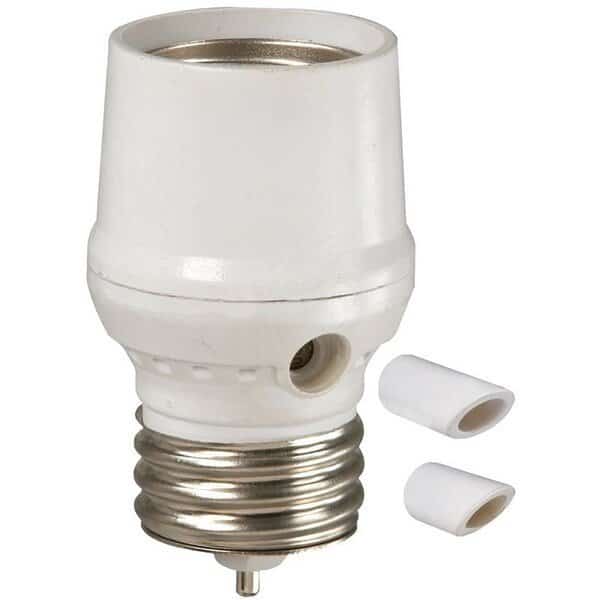 Light Control, 120 V, 100 W, CFL, Halogen, Incandescent, LED Lamp, White