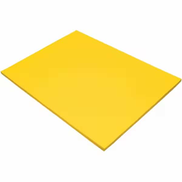 Construction Paper, Yellow, 50PK