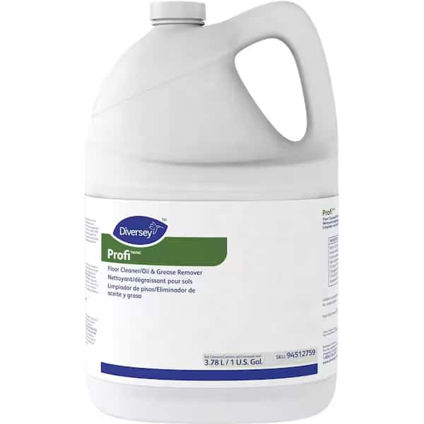 Floor Cleaner, 1 gal., Surfactant, White