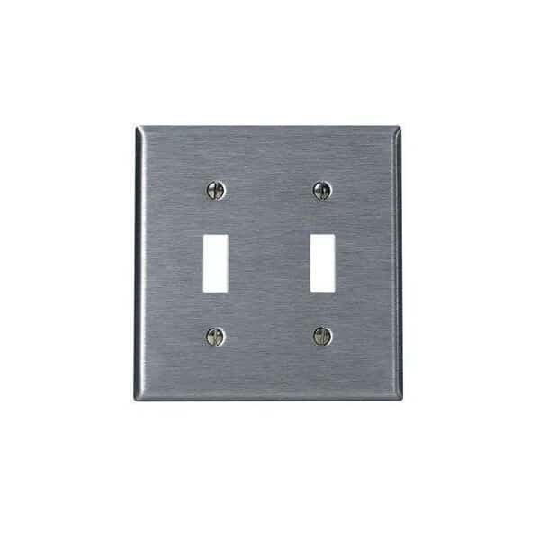 Electrical Box Mounting Plates, 2-Gang, 302 Ss