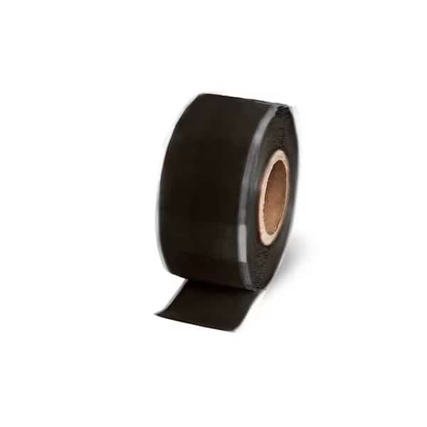 Self Fusing Silicone Tape, Black, 4 yd