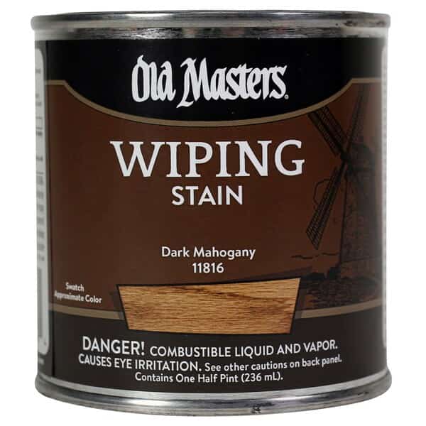1/2 Pt Dark Mahogany Oil-Based Wiping Stain