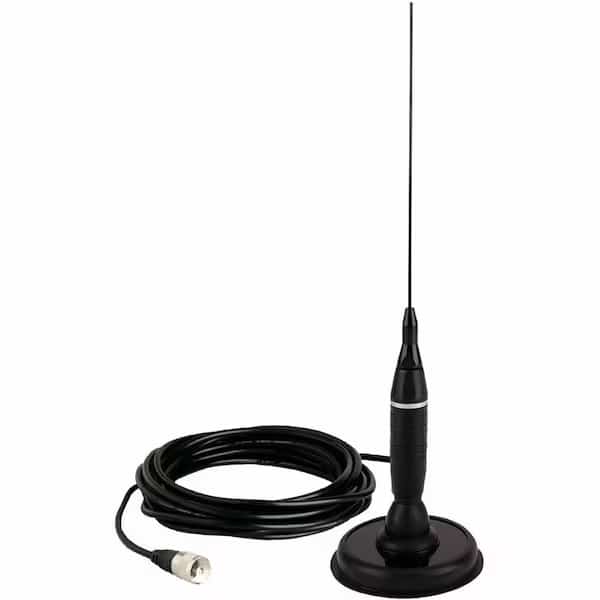 COBRA HG A1500 Base-Loaded Magnet-Mount Antenna, Cobra, Mfr#: HG A1500