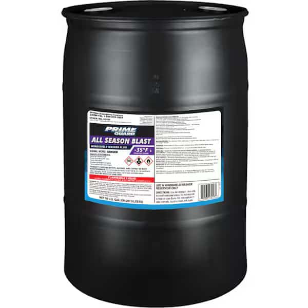 Windshield Washer Fluid, Purple, 55 gal