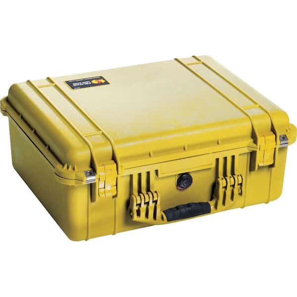 Yellow Protective Case, 20.66"L x 17.2"W x 8.40"D