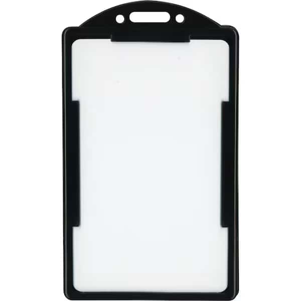 ID Card Holder,Vertical,Blk,PK25, Mfr#: 75657, ADVANTUS