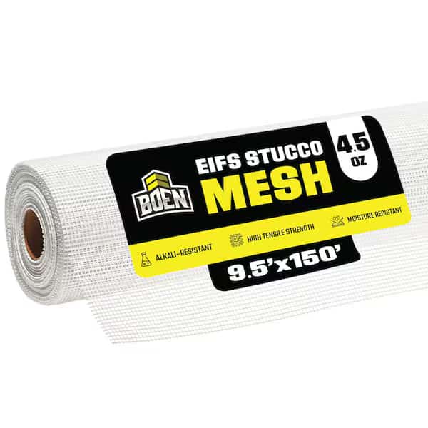 9-1/2" x 150' EIFS Mesh, 4.5oz, White, 9.5"X150ft, White