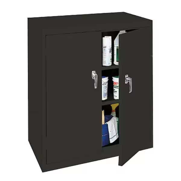 Counter High Cabinet, 36 x 18 x 42, Charcoal