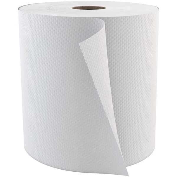 TOWEL, ROLL, 7.9inX800', WH