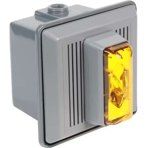 Horn Strobe, Amber, 120VAC