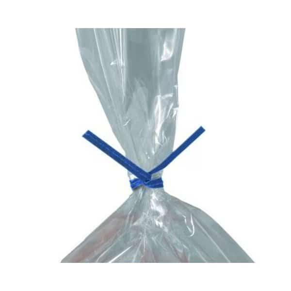 Plastic Twist Ties 6L x 5/32W Blue 2000/Pack