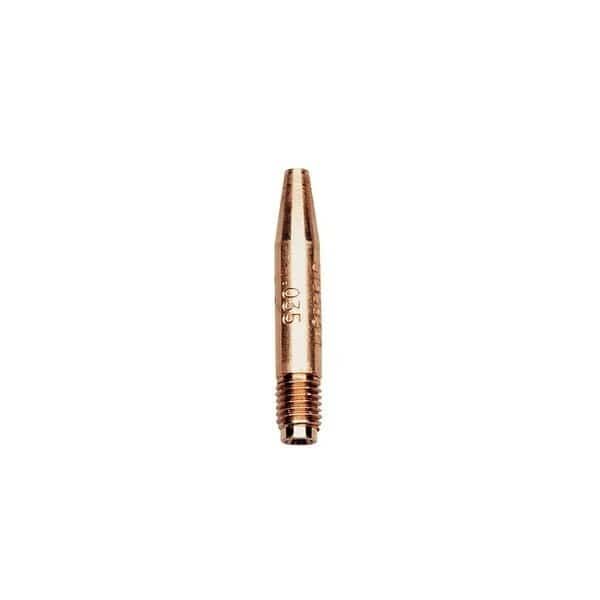 Contact Tip, 025, Tapered, 1/4-28(14T-25)