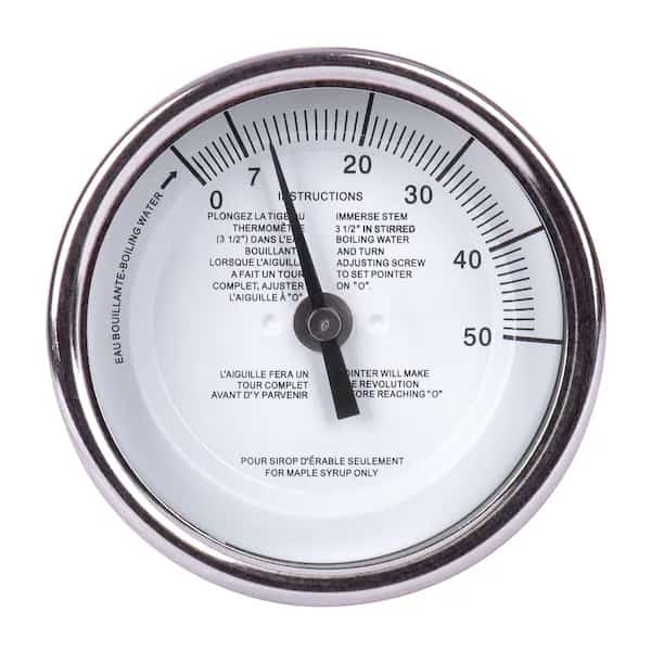 T3109MSSP Maple Syrup Stem Thermometer, 3" Dial, 9" Stem