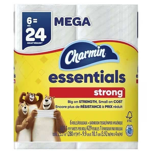 Essentials Strong 97342 Toilet Paper, Paper
