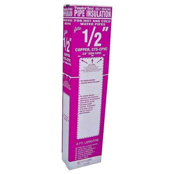 PR38058UWTU0 Pipe Insulation, 6 ft L, Steel, Charcoal, 12 in Copper, 38 in IPS PVC