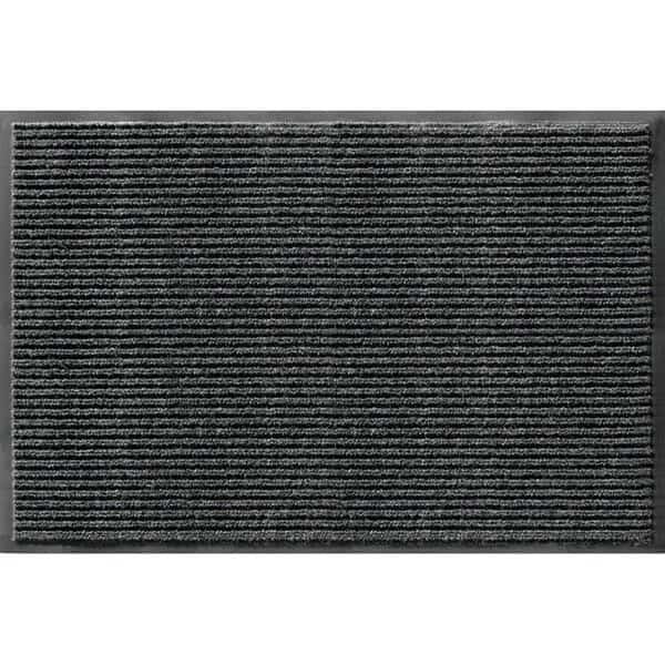 APACHE MILLS Enviroback AP043-4079E Door Mat, 27 in L, 18 in W, Pepper