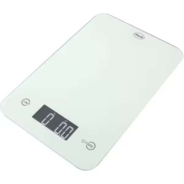 Amw Glass Kitchen Scale 5Kg X 1G White