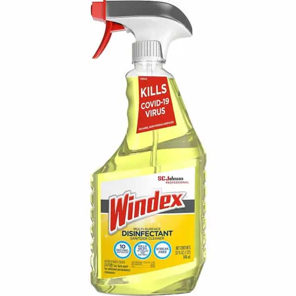 Liquid Multi-Surface Disinfectant Cleaner, Unscented, Trigger Spray Bottle, 8 PK