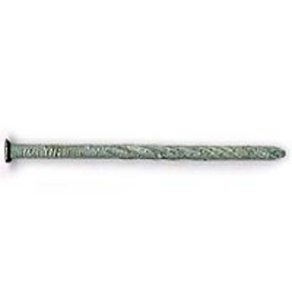 Common Nail, 2 in L, 6D, Steel, Galvanized Finish