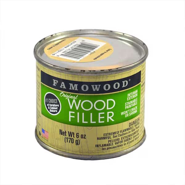 6 Oz Ash Famowood Solvent Based Original Wood Filler