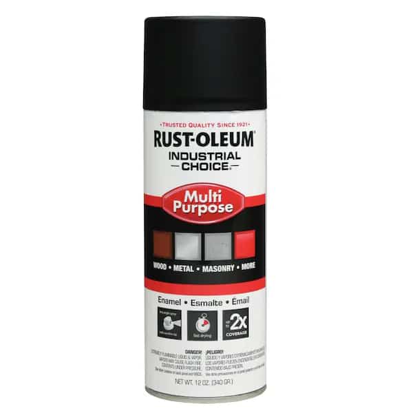 Spray Primer . Black, 12 oz, Aerosol Can, Flat