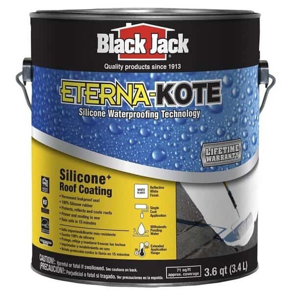 ETERNAKOTE 5576120 Roof Coating, White, 1 gal, Liquid