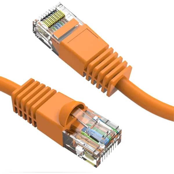 Axiom 15Ft Cat6 550Mhz Patch Cable Molded Boot (Orange)