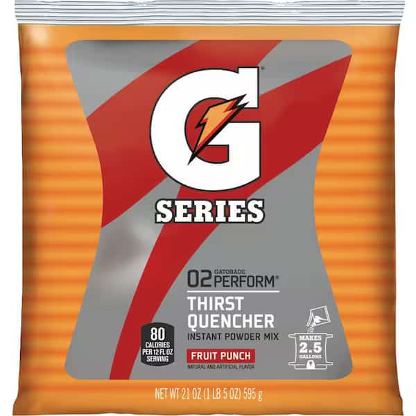Sports Drink Mix Powder 21 oz., Fruit Punch