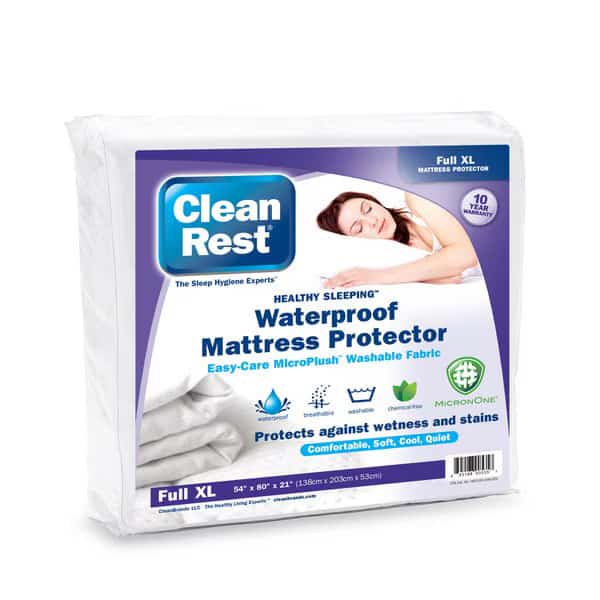 CleanRest Fitted Mattress Protector,Ful, Mfr#: 845168000000, CLEANREST
