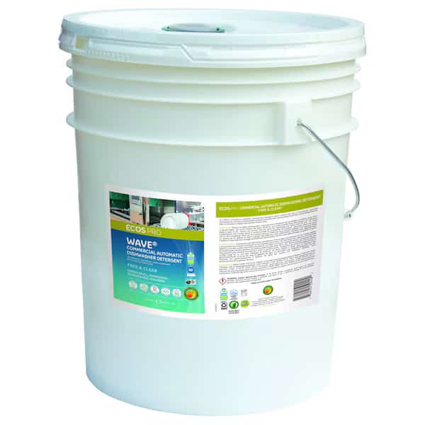 Automatic Dishwashing Liquid, Bucket, 5 gal, Concentrated, Unscented