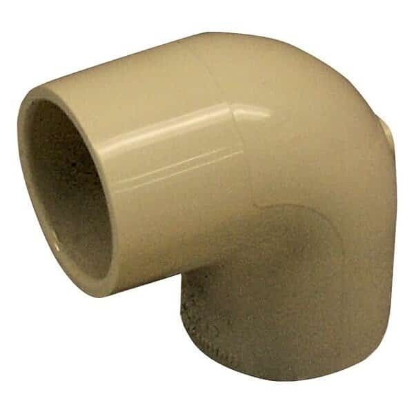 Pipe Elbow, 34 in, Slip, 90 deg Angle, CPVC, 40 Schedule