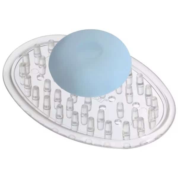 SOAP DISH CLEAR PLASTIC
