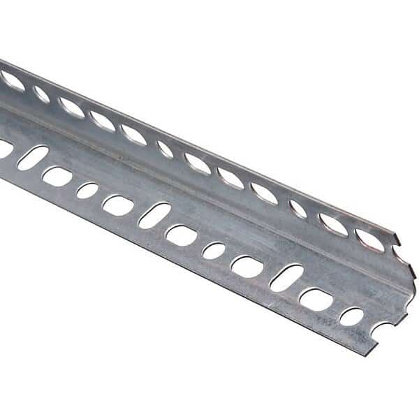 4021BC Series Slotted Angle Stock, 114 in L Leg, 72 in L, 0047 in Thick, Steel, Galvanized