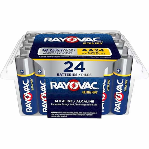 UltraPro AA Alkaline Battery, 1.5V DC, 24 Pack