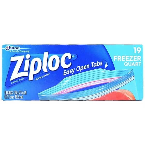 00 Freezer Bag, 1 qt Capacity