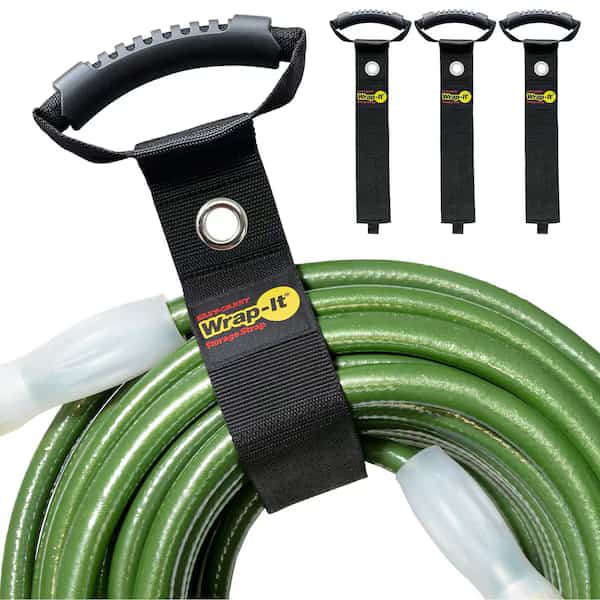 Back-to-Back Strap, No Adhesive, 28 in, 2.5 in Wd, Black, 2 PK