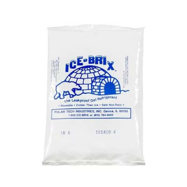 Ice-Brix Cold Packs, 5-1/2" x 4" x 3/4", White, 48/Case