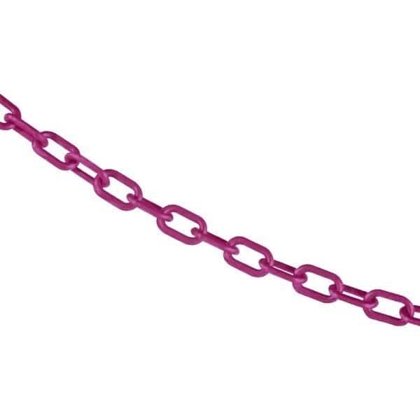 3/4" x 25' Magenta Plastic Safety Chain