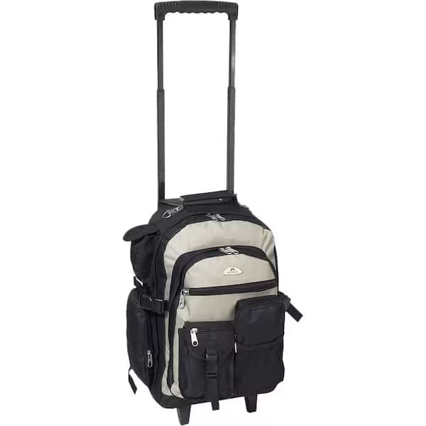 Everest 5045WH-KK 18.5 in. Deluxe Rolling Backpack
