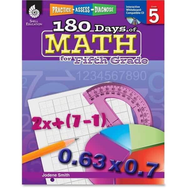 180 Days of Math Book, Grade 5