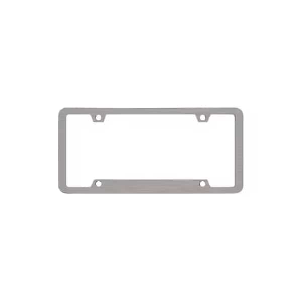 Cruiser Accessories 15190 Neo Sport License Plate Frame; Brushed Nickel