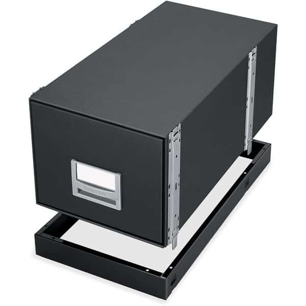 13.88" W Bankers Box Metal Base, Letter, Black, Black, BANKERS BOX, Mfr# 12602