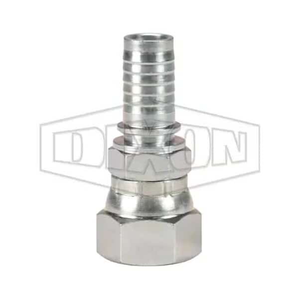 Crimp Collar, 2 in, Female JIC Swivel, Carbon Steel, Domestic