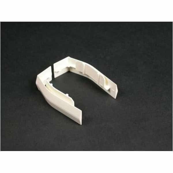 Base Seam Clip, White, PVC, Clips, LEGRAND, Mfr# 40N2F05WH